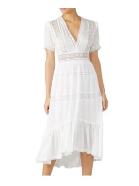 Revolve X The Kooples White Lace Dress